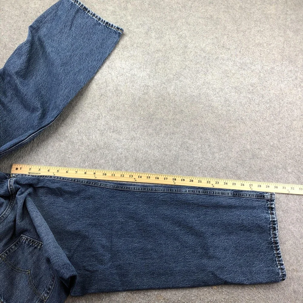 Levis 565 Jeans Mens 40x30 Blue Medium Wash Relaxed Straight Denim Pants Casual